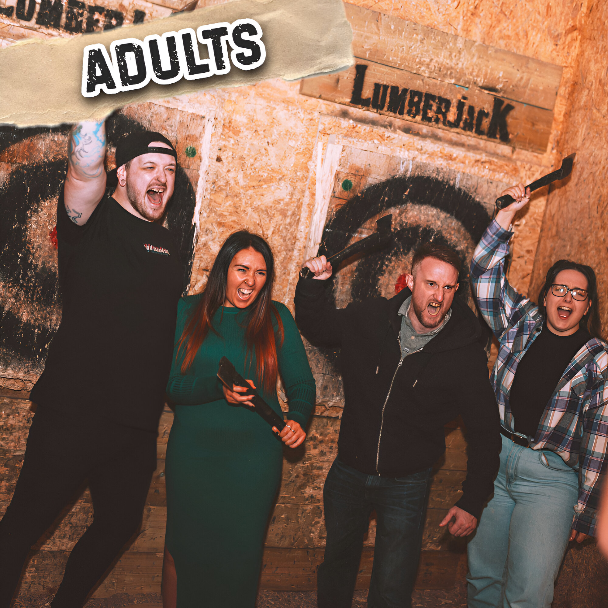 Adult Axe Throwing Lumberjack Axe Throwing Swansea